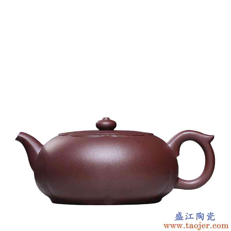 影享 宜兴紫砂壶名家许艳萍纯全手工茶具原矿紫茄泥瓜韵壶hsmp