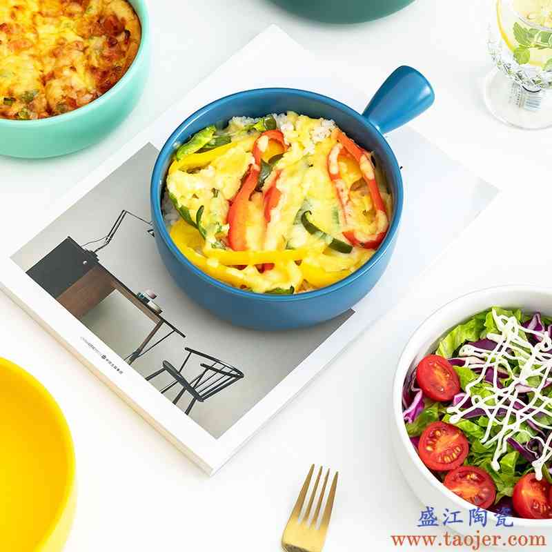 UTSUWA陶瓷带柄焗饭碗烤碗千层面烘焙烤盘烘焙家用烤箱微波炉手柄