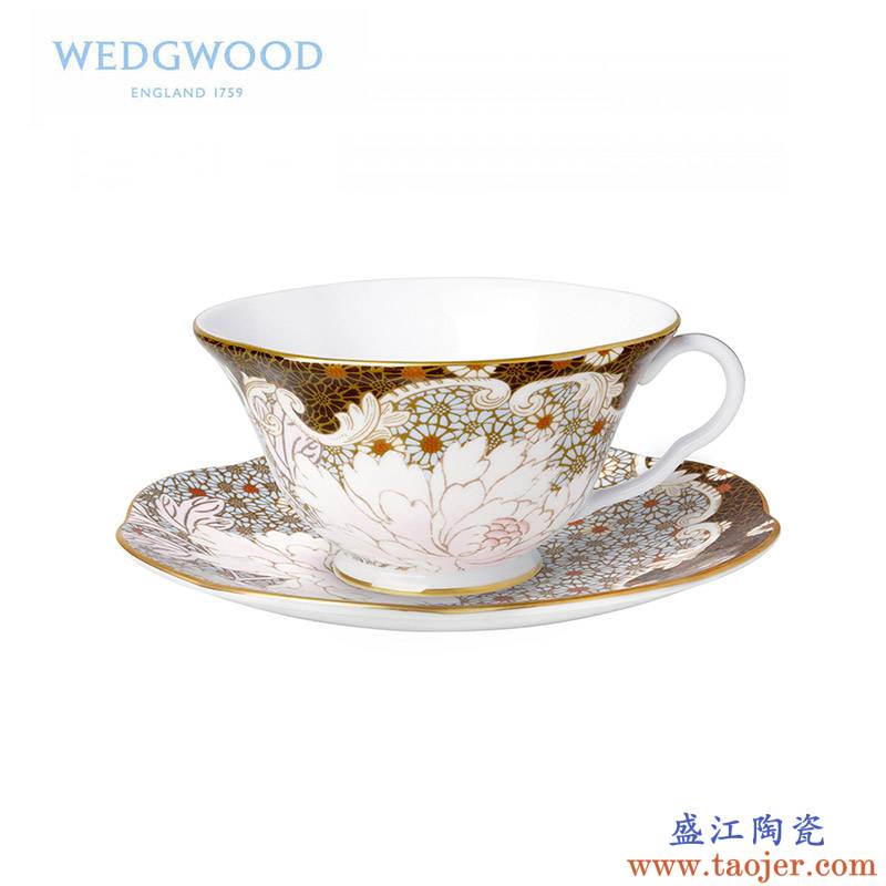 英国Wedgwood Daisy雏菊蓝色骨瓷茶杯/咖啡杯 敞口红茶杯